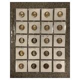 (20) WASHINGTON QUARTER PROOFS 1971-1993