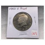 1983-S KENNEDY HALF DOLLAR PROOF