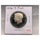 1976-S KENNEDY HALF DOLLAR PROOF