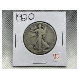 1920 WALKING LIBERTY HALF DOLLAR