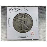1933 S WALKING LIBERTY HALF DOLLAR