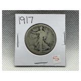 1917 WALKING LIBERTY HALF DOLLAR