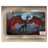 DRAGON FIVE OUNCE .999 FINE COPPER BAR