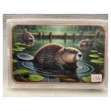 BEAVER FIVE OUNCE .999 FINE COPPER BAR