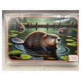 BEAVER FIVE OUNCE .999 FINE COPPER BAR