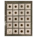 (20) 1917-S LINCOLN WHEAT CENTS