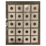 (20) 1919-S LINCOLN WHEAT CENTS