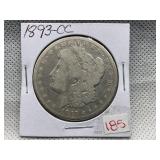 1893-CC MORGAN DOLLAR