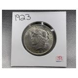 1923 PEACE DOLLAR