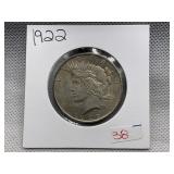 1922 PEACE DOLLAR
