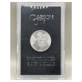 1884 CARSON CITY MORGAN SILVER DOLLAR GSA W/