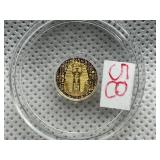 1/200TH .9999 FINE GOLD SCARAB ROUND