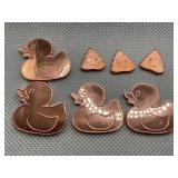 LOT OF (3) ONE GRAM .999 COPPER POOP EMOJIS AND