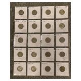 (20) NICKELS 1900-1937