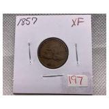 1857 FLYING EAGLE CENT