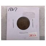 1867 INDIAN CENT