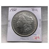 1921 MORGAN DOLLAR BU