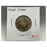 1968 CANADIAN SILVER QUARTER