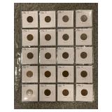 (20) 1916-S LINCOLN WHEAT CENTS