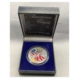1999 AMERICAN EAGLE COLORIZED SILVER DOLLAR