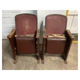 PAIR OF UNION CITY BODY COMPANY THEATRE SEATS