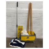 18" MICROFIBER WET/DUST MOP WITH MICROFIBER WET