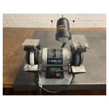 DELTA SHOPMASTER BENCH GRINDER W/WORK LIGHT