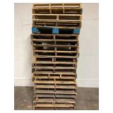 LOT OF TWENTY 48" X 40" WOOD PALLETS
