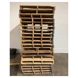 LOT OF NINETEEN 48" X 40" WOOD PALLETS