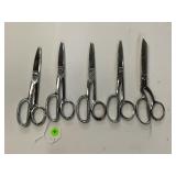 LOT OF 5 CLAUSS SCISSORS