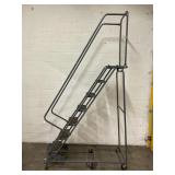 BALLYMORE 6' ROLL AROUND INDUSTRIAL SAFETY LADDER