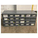DURHAM MFG COMPANY 24 BAY METAL BOLT BIN