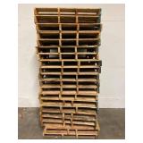 LOT OF TWENTY 48" X 40" WOOD PALLETS