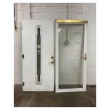 STEEL 36" X 79" ENTRY DOOR WITH STORM DOOR