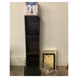 DISPLAY CASE, SHELVING UNIT, METAL BLADE FAN, BOWL
