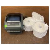 ZEBRA MODEL ZP 450 LABEL PRINTER WITH 3 ROLLS OF