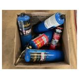 BERNZOMATIC PROPANE BOTTLES, TORCH HEAD AND BLACK