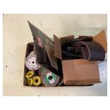 LARGE LOT OF BUFFING WHEELS, SANDING DISC,