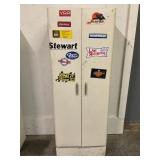 METAL TWO DOOR GARAGE CABINET - 66' X 16' X 24'