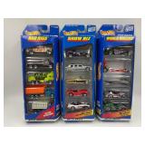 (3)  5 CAR HOT WHEELS GIFT PACKS IN ORIGINAL