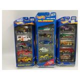 (3)  5 CAR HOT WHEELS GIFT PACKS IN ORIGINAL