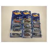 LOT OF 12 HOT WHEELS CARS IN ORIGINAL PACKAGE