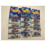 LOT OF 12 HOT WHEELS VOLKSWAGEN CARS IN ORIGINAL