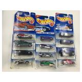 LOT OF 12 HOT WHEELS CARS IN ORIGINAL PACKAGE