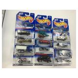 LOT OF 12 HOT WHEELS CARS IN ORIGINAL PACKAGE