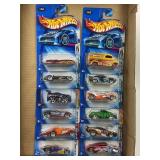 LOT OF 12 HOT WHEELS CARS IN ORIGINAL PACKAGE