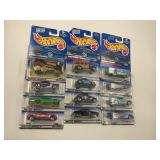 LOT OF 12 HOT WHEELS CARS IN ORIGINAL PACKAGE
