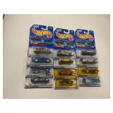 LOT OF 12 HOT WHEELS CARS IN ORIGINAL PACKAGE