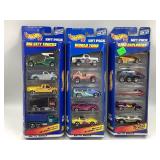 (3)  5 CAR HOT WHEELS GIFT PACKS IN ORIGINAL
