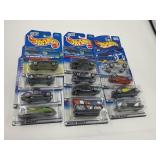 LOT OF 12 HOT WHEELS CARS IN ORIGINAL PACKAGE